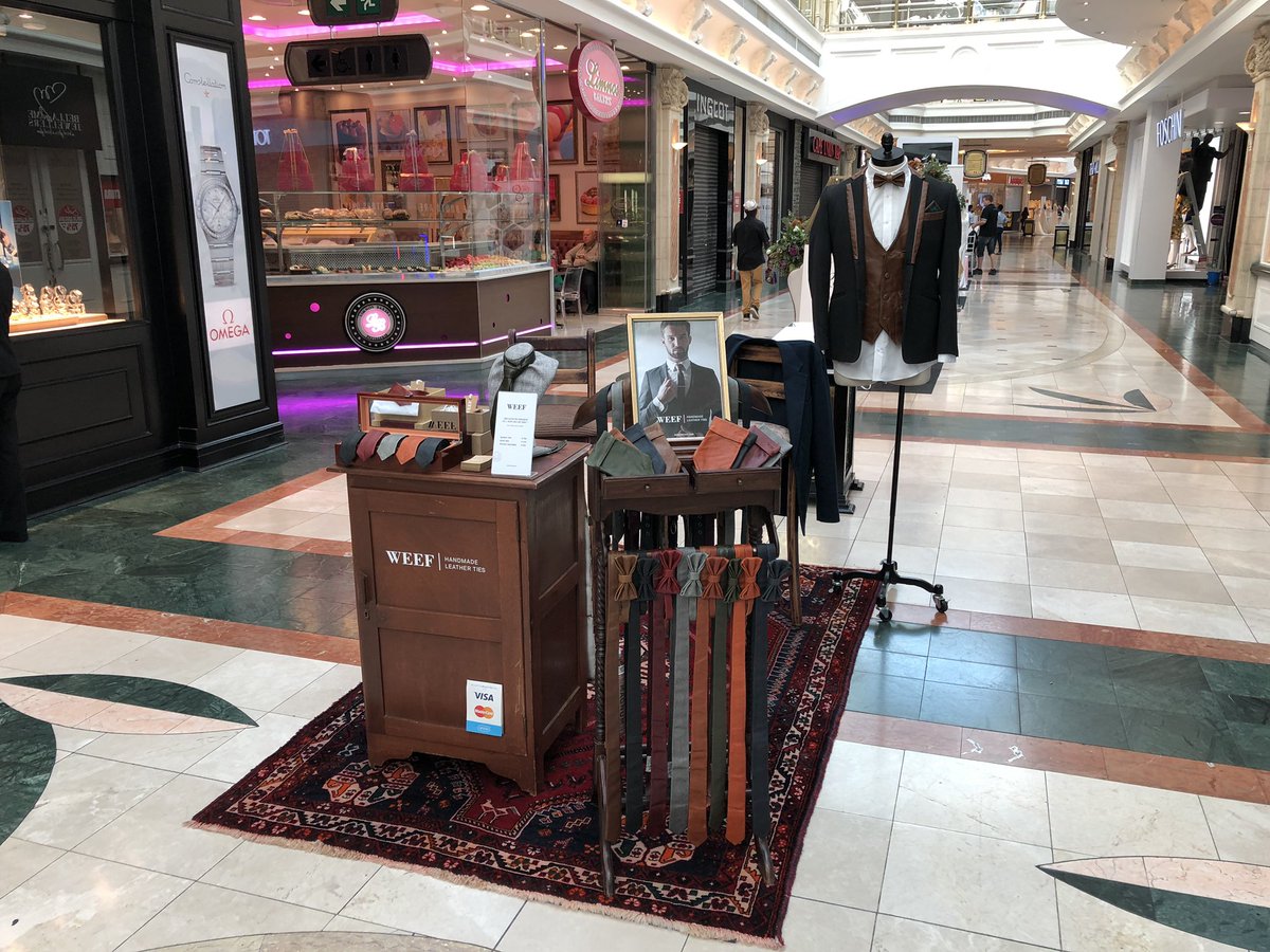 weefwear's tweet photo. @weefwear x Canal Walk Pop-up shop.
22-24 February.
#handmade #leather #ties #bowties #weddingwear https://t.co/xtZSwFdcdi