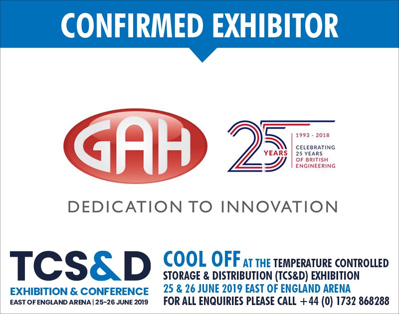 #TCSD19 Update: We are delighted to announce that <a href="/GAHgroup/">GAH</a> a British manufacturer of Transport Refrigeration Equipment will be exhibiting at the TCS&amp;D 2019 Show on the 25 &amp; 26 June. #refrigeration #transportrefrigeration #fridgevans #refrigeratedpanelvans #refrigeratedvehicles
