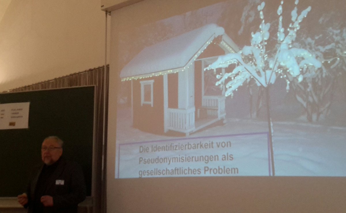cwachter57's tweet image. Ahti Saarenpää talks about Pseudonymous  Identifiability as a Societal Problem #IRIS2019 #privacy #pseudonymoziation