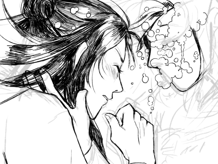 aohydrangeas's tweet image. hey..... yeah theres 3 of these #chapter94 #wip #huaAALLIIAAANNNNNNN