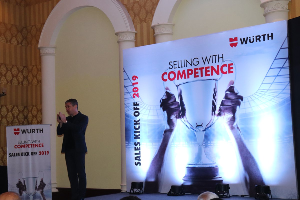 WuerthIndia's tweet photo. Wuerth India Pvt Ltd | Sales Kick Off Conference 2019

#Würth #Wuerthindia #SalesKickOff2019 #Sellingwithcompetencie https://t.co/VAlVxHjQSj