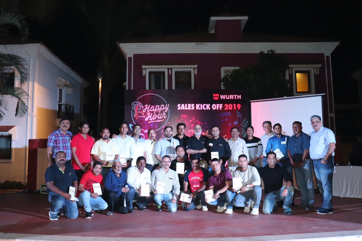 WuerthIndia's tweet photo. Wuerth India Pvt Ltd | Sales Kick Off Conference 2019

#Würth #Wuerthindia #SalesKickOff2019 #Sellingwithcompetencie https://t.co/VAlVxHjQSj