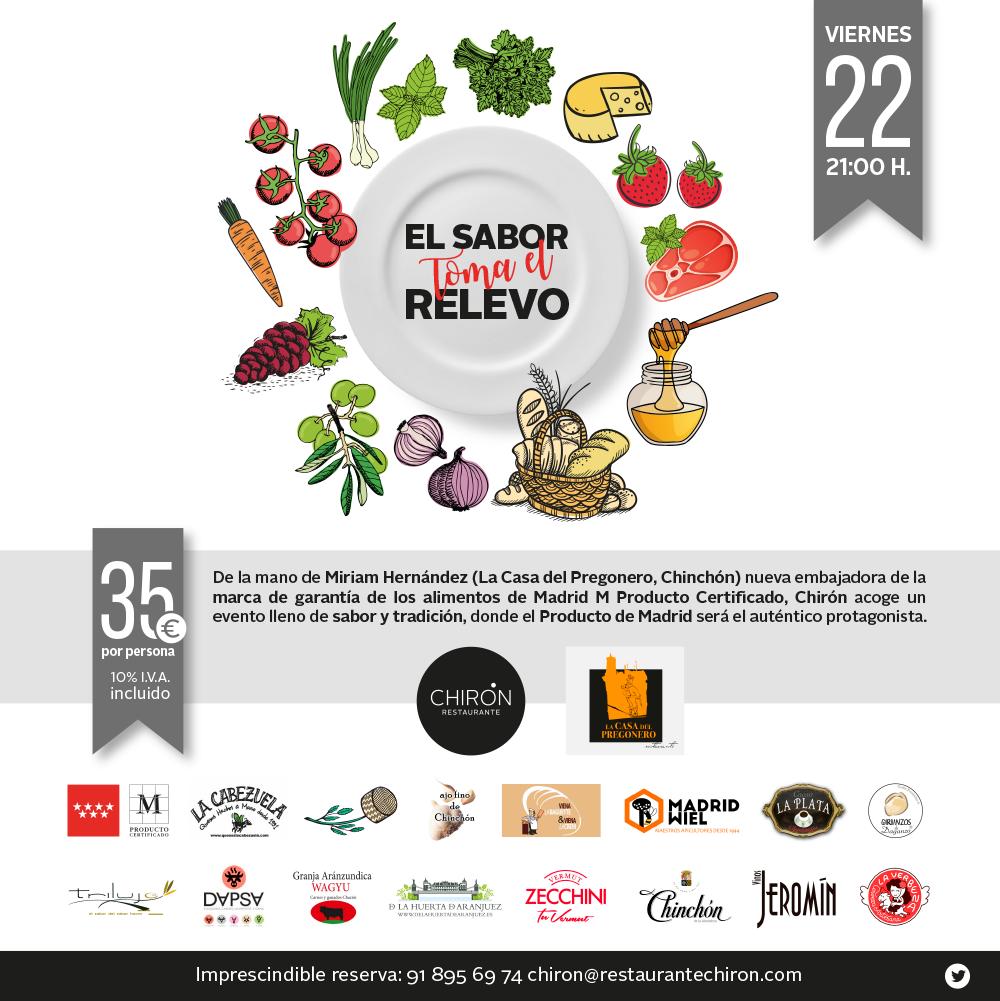 📢 ATENCIÓN QUE VIENE UN PLANAZO: Esta noche los cocineros <a href="/miriampregonero/">miriam pregonero</a>, actual Embajadora de Alimentos de Madrid e <a href="/IvanChiron/">Iván Muñoz</a> su antecesor, van a elaborar una magnífica cena para disfrutar los #AlimentosDeMadrid.

¿Estás segur@ de que quieres quedarte en casa? 😉