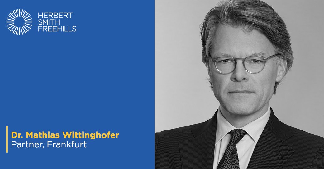 Our Frankfurt-based partner, Dr. Mathias Wittinghofer has been appointed to P.R.I.M.E Finance, the Panel of Recognised International Market Experts in Finance. Learn more here: herbertsmithfreehills.com/news/herbert-s…
