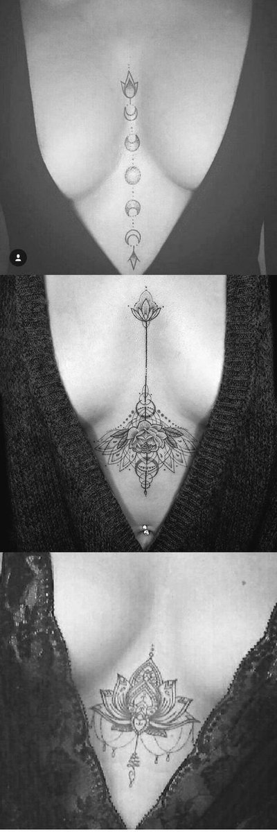 Sternum Tattoos Design Themes And Ideas
