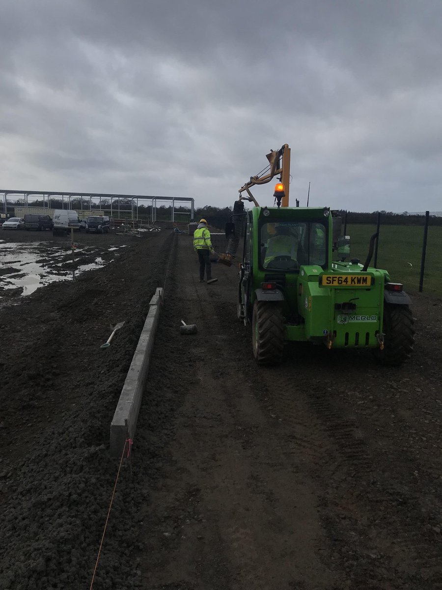 MARTINcsltd's tweet photo. ***** Project Update***** 
MARTIN’s site at Kerr's Tyre's, Antrim, is progressing well. Currently, we have completed the steelwork and drainage installation is pushing along with two attenuation tanks due soon.
Great work by all!
https://t.co/mGbXzcrhry
#buildingMARTIN https://t.co/3gZ3XaSZAk