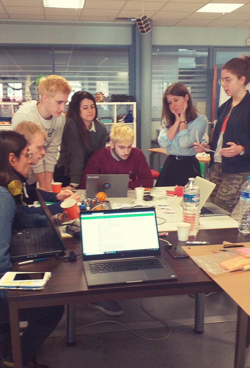 DisruptGreAlpes's tweet photo. Dernière ligne droite pour les participants de #hacktoncampus !
Finalisation des projets et préparation de la présentation devant le jury cet après-midi. 
#dernierjour #jury #expérience 
@promising_innov @u_grenoblealpes @UGrenobleAlpes https://t.co/08Weo7hrAf