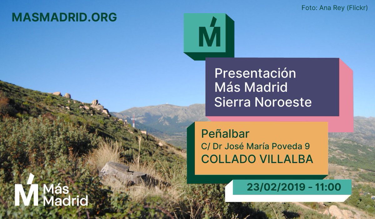 Más Madrid Collado Villalba tweet media