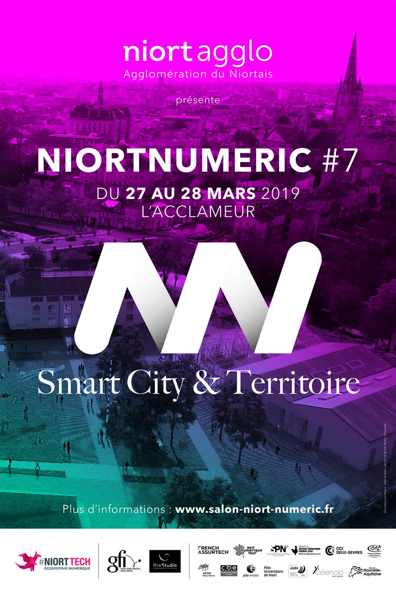 RDV le 27 et 28 mars prochain pour la 7ème édition de @NiortNumeric à <a href="/lacclameurniort/">L'Acclameur</a> ! En savoir plus et inscription : salon-niort-numeric.fr