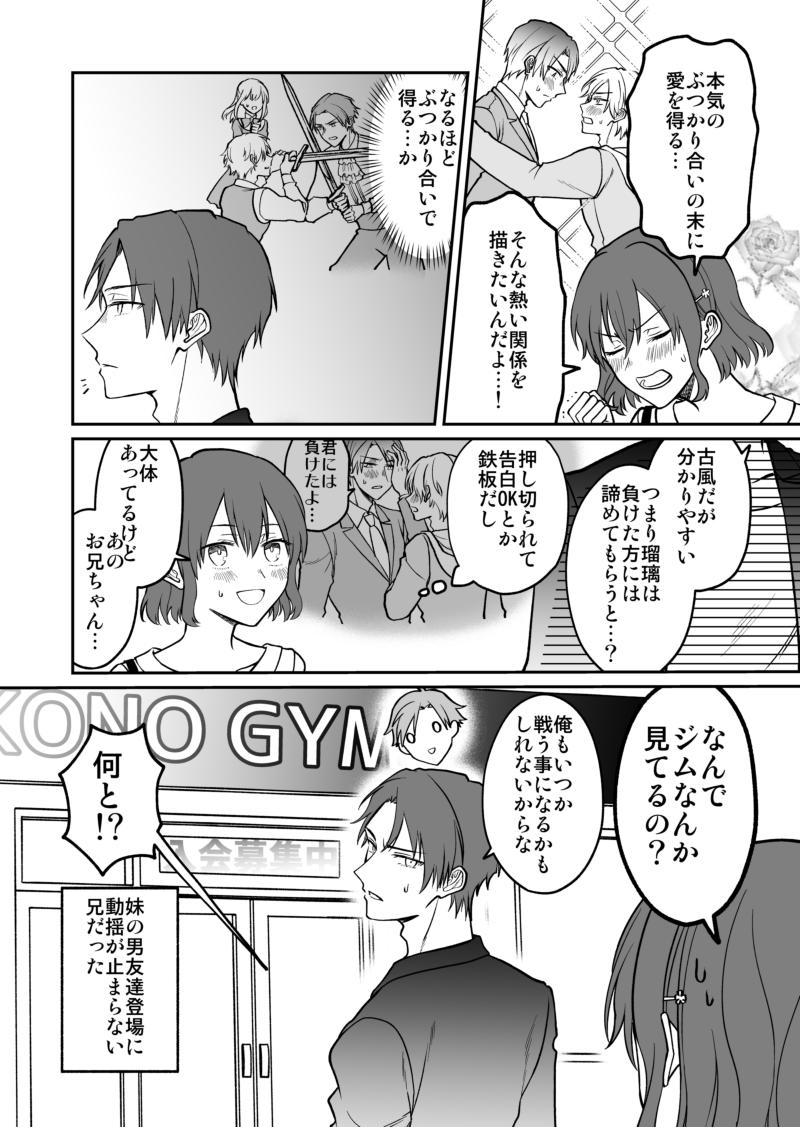 【創作マンガ】兄が腐女子な妹を尾行した、その後の話を描きました。 