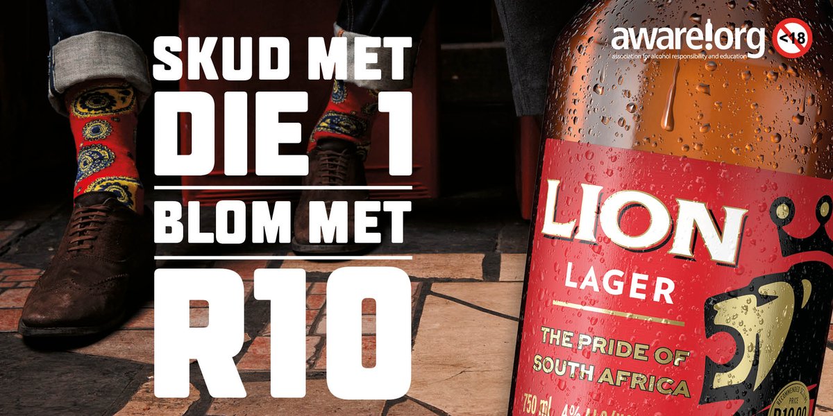Die naweek is lekker met ‘n Lion. Gryphomterwylhykoudis! Go and get it now for R10. #OwnYourPride