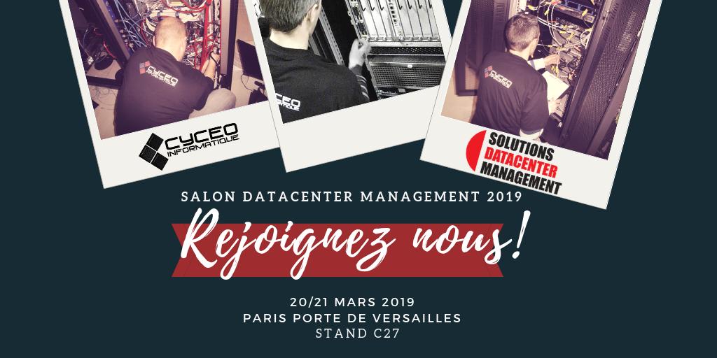 cyceo's tweet photo. [DATA CENTER] Bloquez votre agenda 10ème édition Salon Solution #Datacenter 20 - 21 mars 2019 Paris Expo Porte de Versailles #cyceo vous invite à nous rejoindre https://t.co/N5SMpWY9n2 https://t.co/4u7ryBD1my