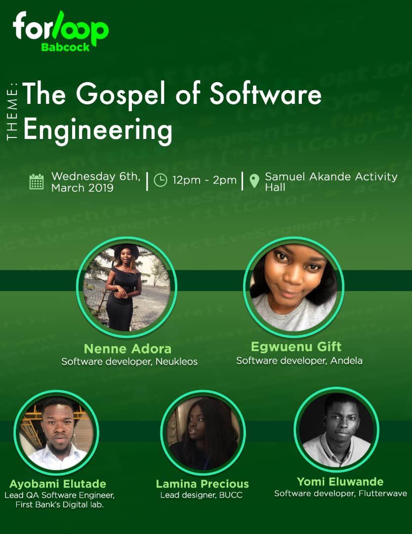 forloopAfrica's tweet image. Ladies and gentlemen, @forloopAfrica is going all out this year and the next place @forloopCampus is taking over is Babcock University. @ForloopBU maiden event is going to be 🔥🔥🔥and speakers are willing and ready #forloopCampus #forloopBabcock