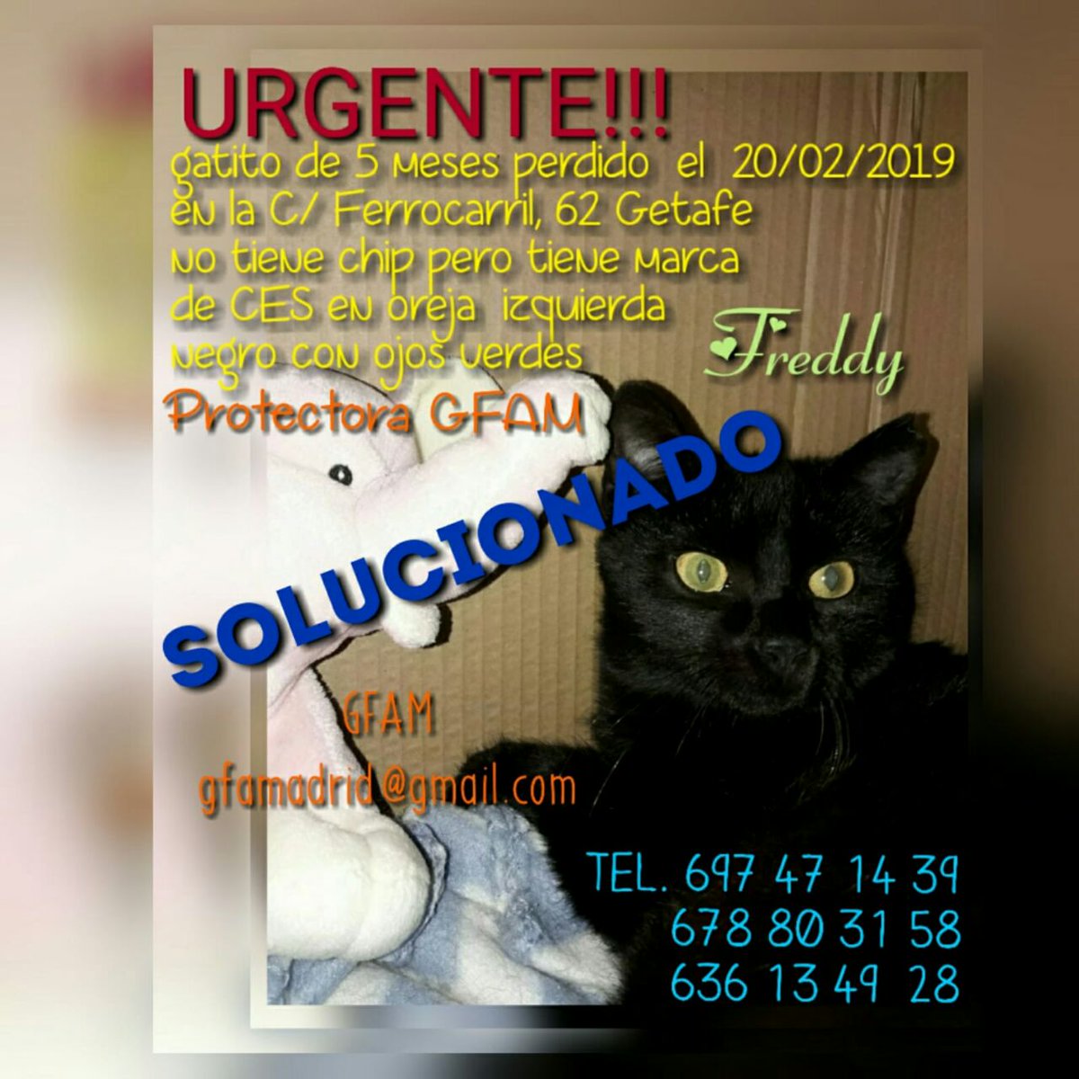 ces_getafe's tweet photo. Solucionado! https://t.co/UZosp6k0Ft