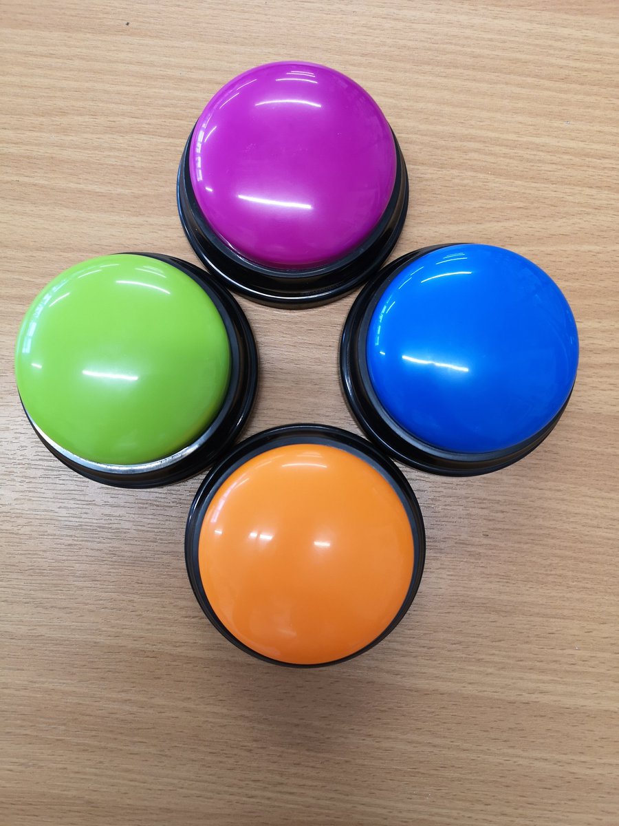 KimAdams83's tweet photo. Needless to say these bad boys caused educational carnage in my year 7 lesson today! So great to see the pupils fully engaged in their research and finished off with a quick fire buzzer round! #artteacher #buzzerround #Quiztime  #missadamsartroom https://t.co/py2fFvPrjO