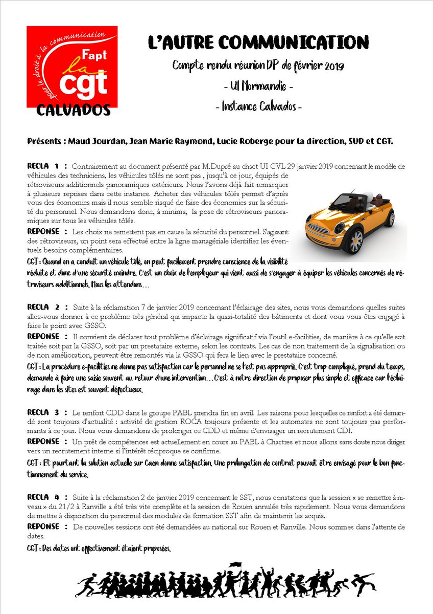 CGTFAPT14's tweet photo. Le dernier tract DP de l'UI

#CGTFAPT14 #CGT #FAPT #CGTFAPT
#Orange #UI
#OnLacheRien
#DP #CR #Tract https://t.co/uxothLnfDi
