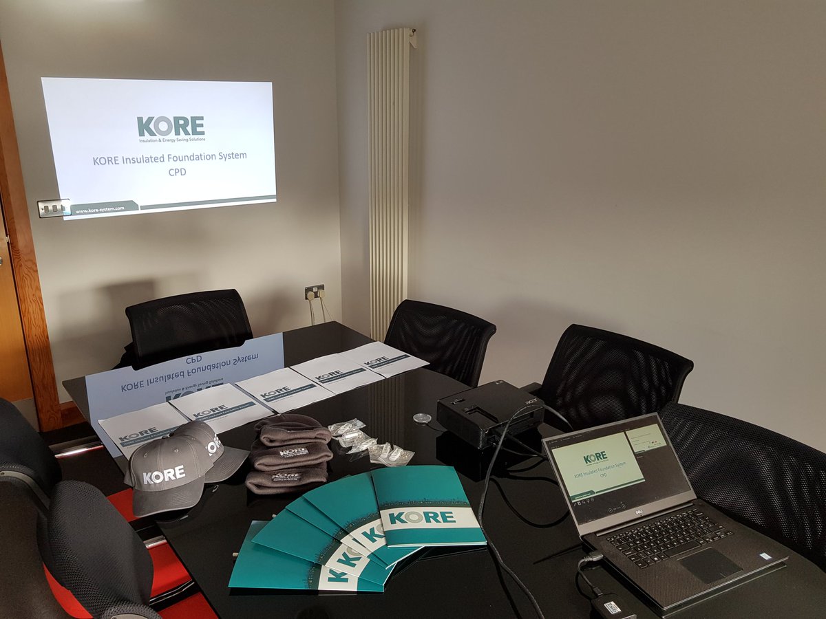 KoreAndrew's tweet photo. Another @koresystem #EPS #Insulation #insulatedfoundation #CPD delivered to a great #architectural  practice. If you would like to avail of our CPD services, please get in touch https://t.co/9vUPOhkWbk