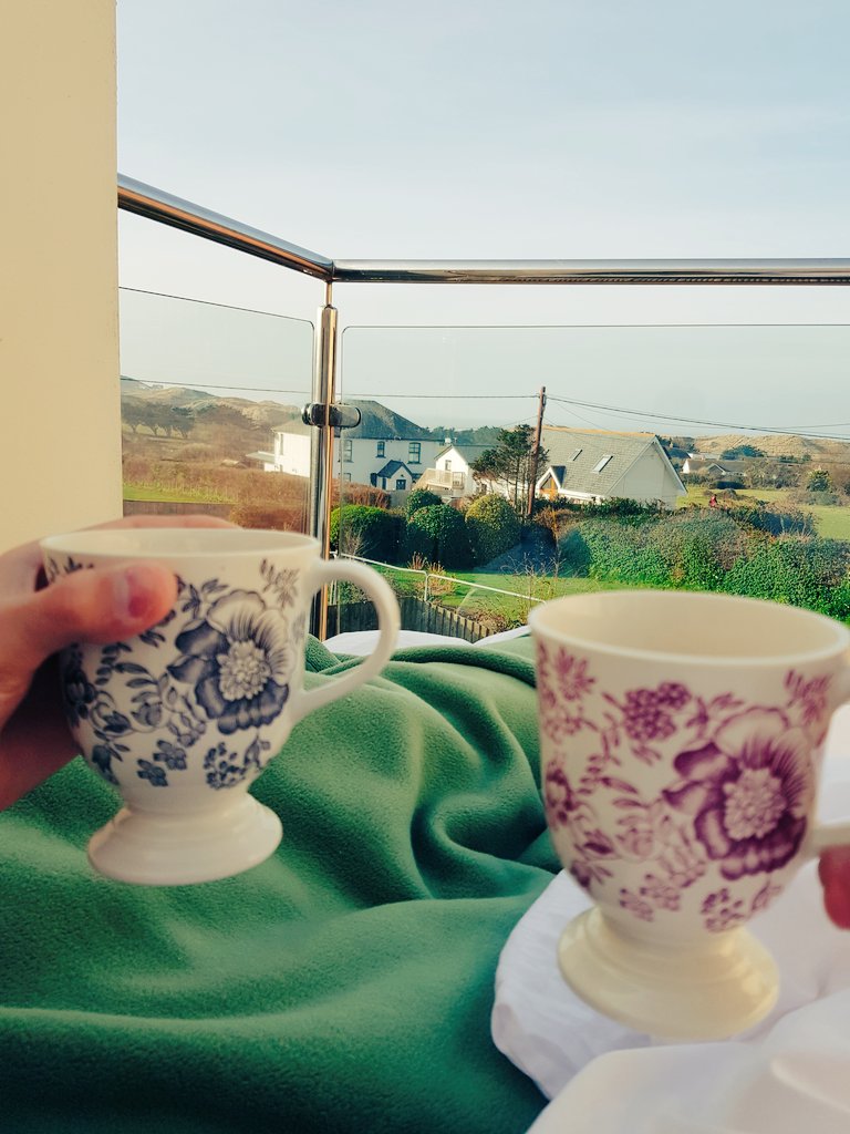 HappyBirthClub's tweet photo. Enjoy your babies while you can... One day they'll be teenagers who might drink tea with you under quilts on a balcony... But will still treat you like you are the enemy as they do so.... 🙄 https://t.co/XXqMtj7tZ5
