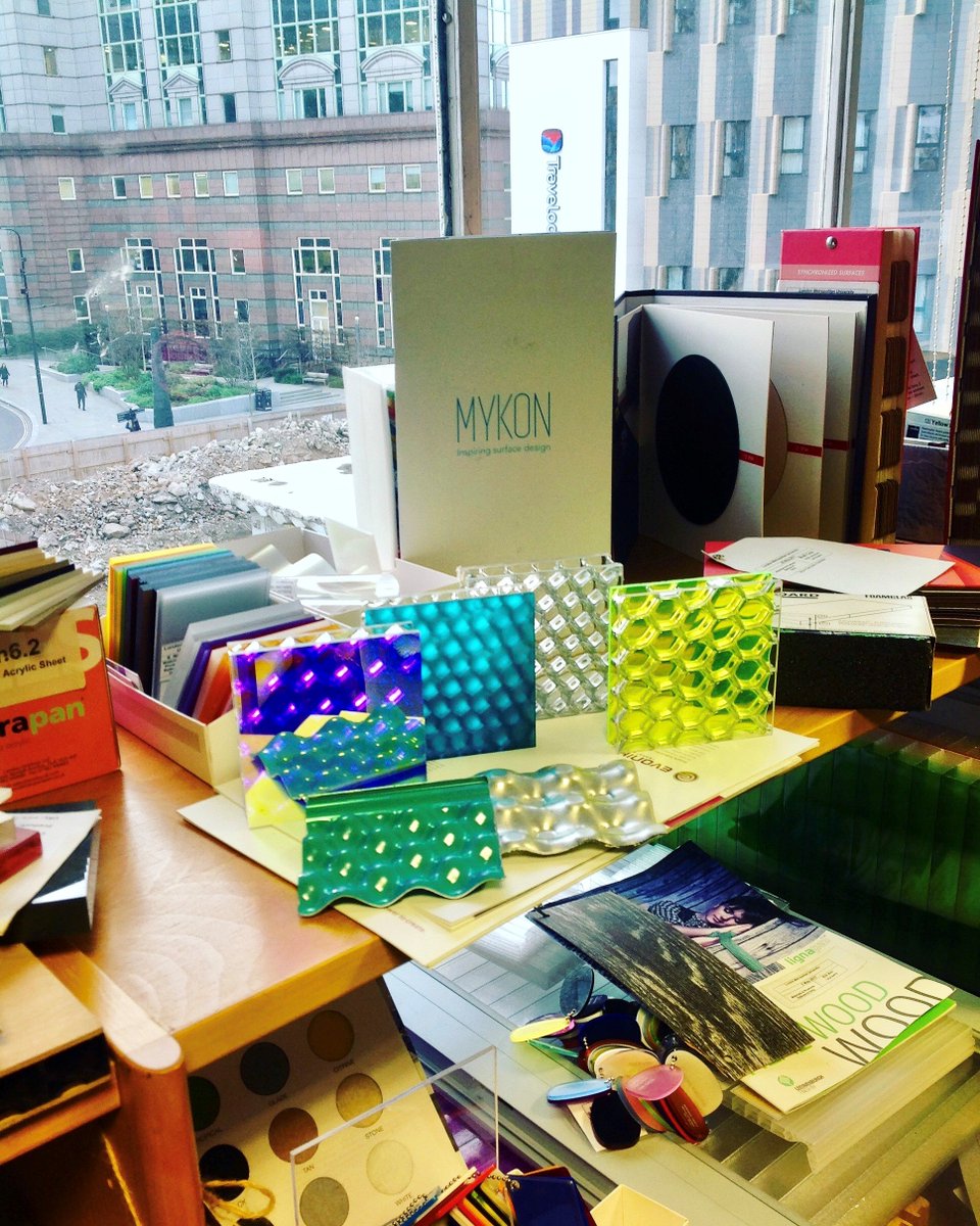 mykon_design's tweet photo. Great to see some of our materials on display at the @londonmetlib. Thank you for featuring our products as part of your Materials &amp; Products Collection. #londonmetlibrary #materialsamples #interiordesign #architecture #surfacematerials #architects #interiordesigners https://t.co/EN5bm9wNYE