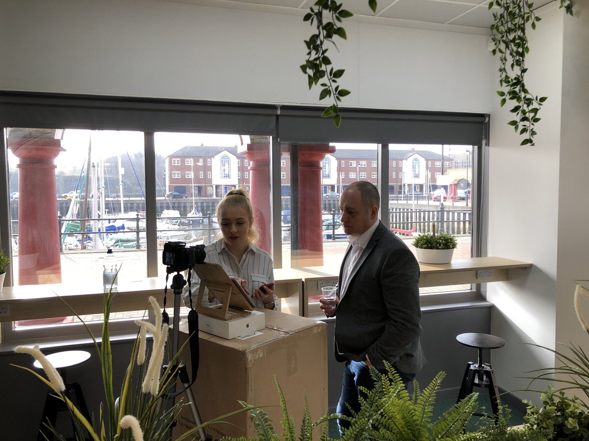 Filming some content for our new @nte_works services today <a href="/BrandSociety_/">Brand Society</a> Stay tuned. #cybersecurity #mobile #nteworks