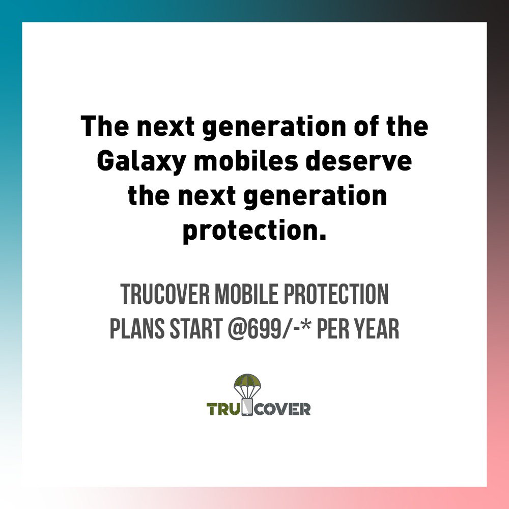 2/2

Excited about the release of the new Samsung #GalaxyS10? Here is all you need to know about the most coveted smartphone of the year!

Find the right protection for your new mobile starting @ 699/-* a year! 
Visit us at trucover.me

#GetTruCover #MobilePeaceOfMind