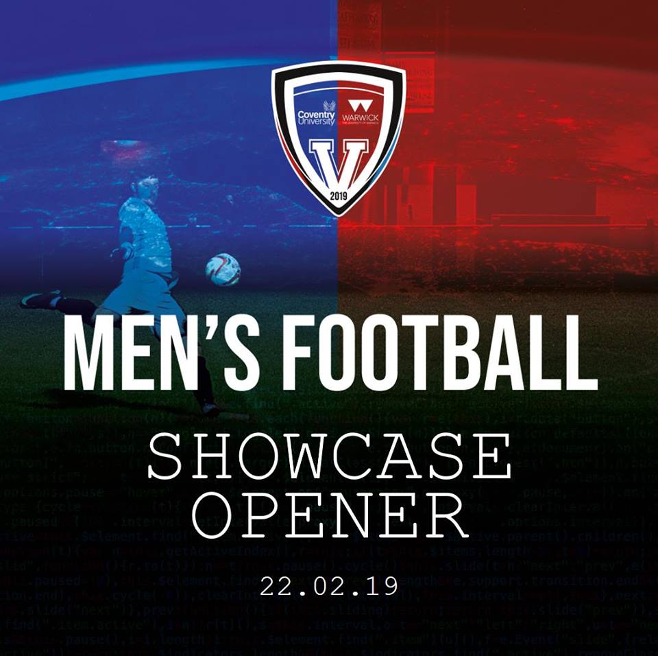 cusucuc's tweet photo. Men's Football Varsity Showcase 2019

Get down and show your support for Coventry Mens Football Club in the opening Varsity Showcase.

7.30pm kick off at Cryfield 4G Pitch, University of Warwick 

#WeAreBlue
#CoventryVarsity
#OneTeamOneDream https://t.co/C7njmpqC8H