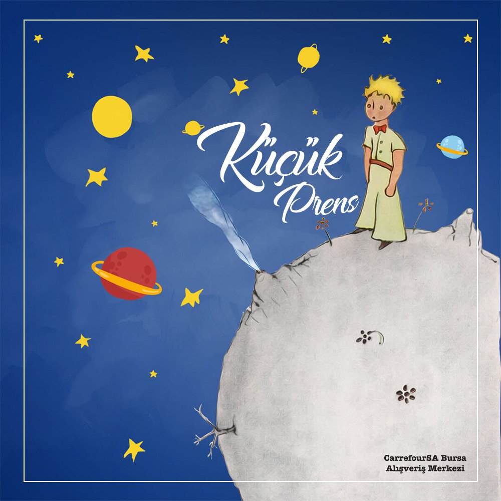 Günün birinde herkes kendi yıldızını bulabilsin diye mi bu kadar parlaktır yıldızlar? demiş Küçük Prens. Herkesin okuması gereken bir kitap olarak Küçük Prens’i çocuklarımıza okutalım🌟🤴🏼💫

#küçükprens #alittleprince #kitap #edebiyat #TavsiyeKitap