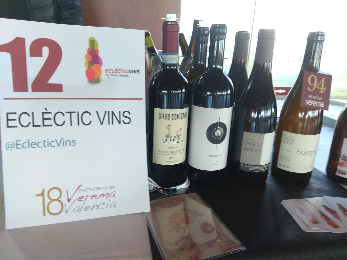 EclecticVins's tweet photo. Allà vamos..Sala Diana planta baja, stand 12.
#VeremaVLC #VidaLíquida #DanjouBanessy #ClausPreisinger #DiegoConterno
https://t.co/w99WcPmiau https://t.co/xPkXe015FP