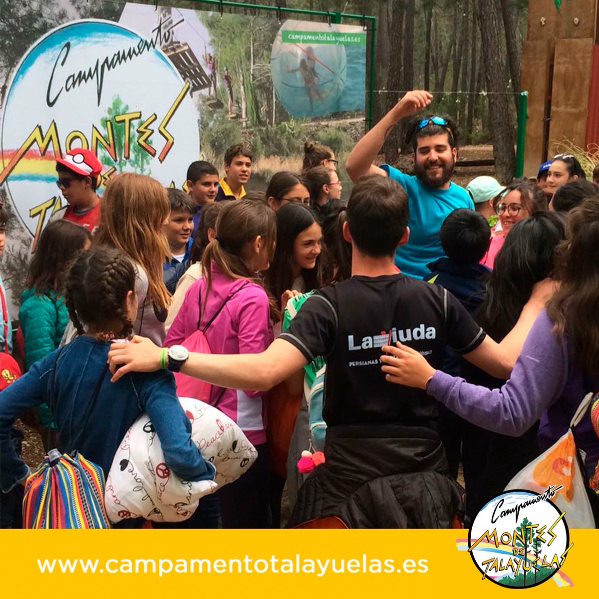 CampTalayuelas's tweet photo. ¡Nos encantan los abrazos colectivos! 😍

#CampamentoTalayuelas #diversion https://t.co/B4qdm1b6Mq