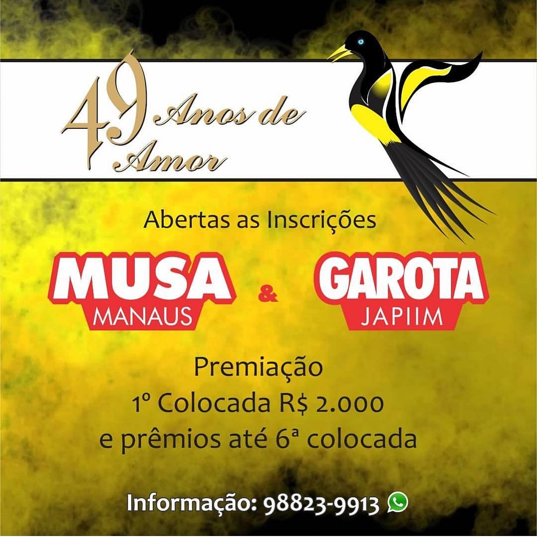 melhorzoom's tweet image. Abertas as Inscrições da Musa Manaus e Garota Japiim 2019 #japiim #musa #garotajapiim2019 #manaus #amazonas #amazonia