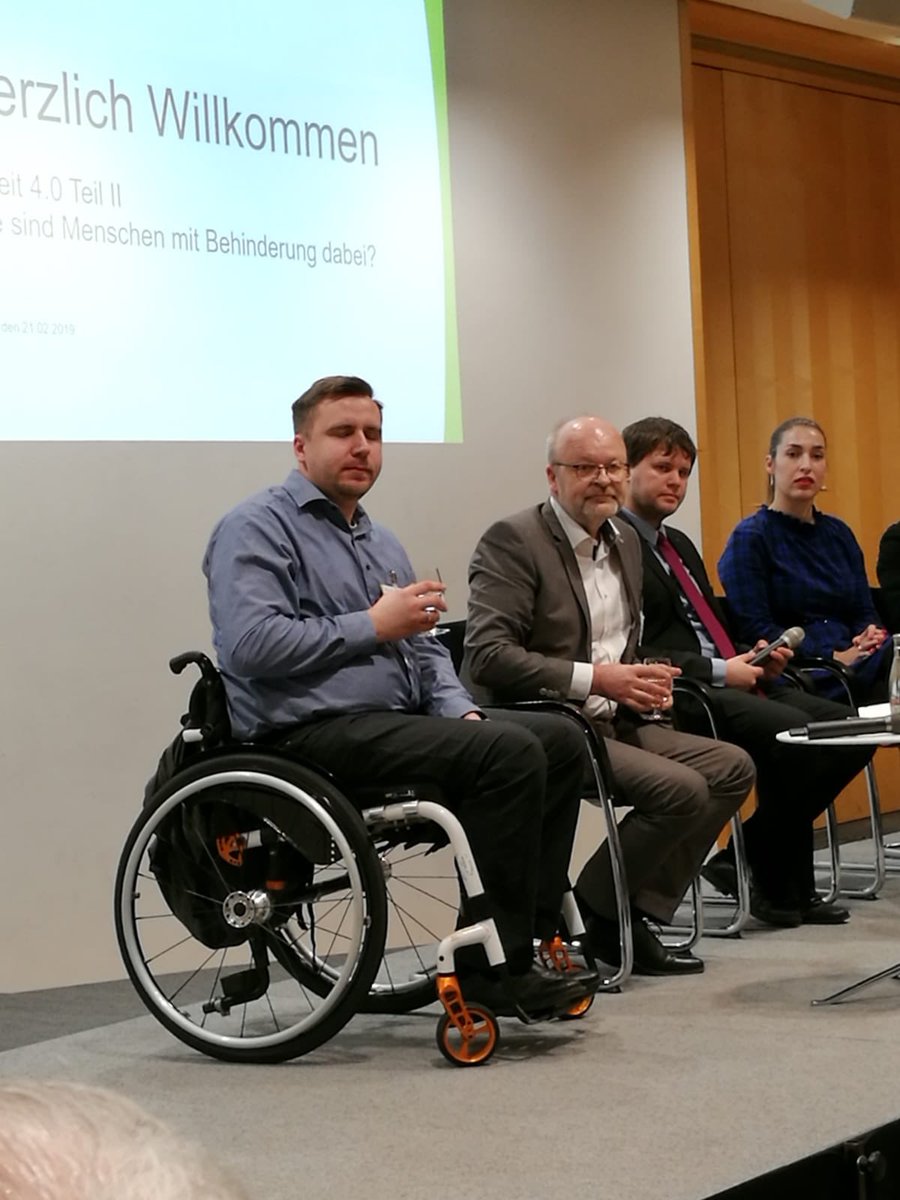 TannertBenjamin's tweet photo. Tolle Einblicke und Impulse bei der Veranstaltung „Arbeit 4.0 - Wie sind Menschen mit Behinderung dabei?“ #HCIBremen #WfbM https://t.co/5BftJGL8q0