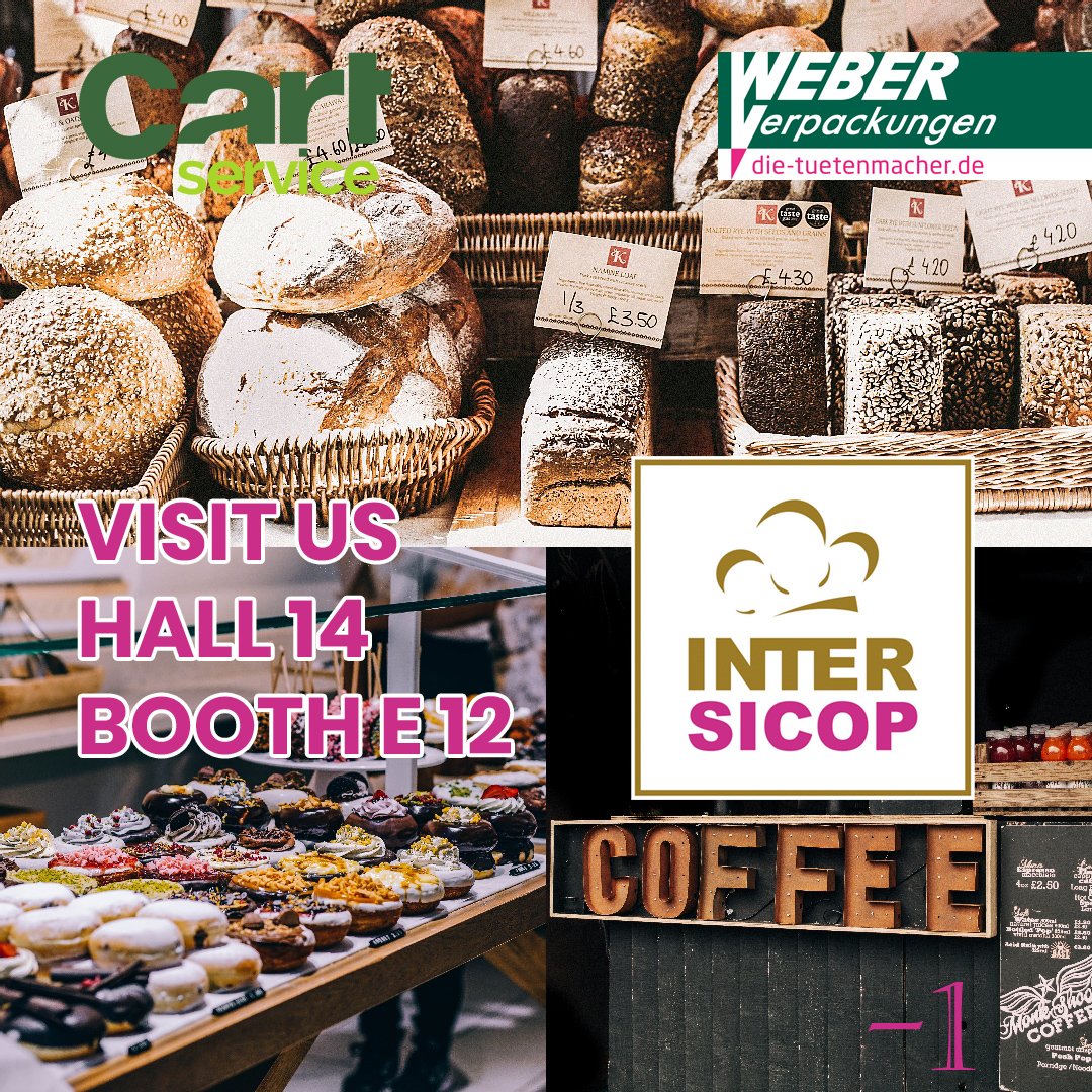 weberwickede's tweet photo. Visit us from tomorrow at the @intersicop 2019 in Madrid.
We exhibit at a join booth with our spanish partner @cartservicecs .
23. - 26.02.2019
Hall 14
Booth E 12
We are looking forward to your visit.
#WEBERVerpackungen #WEBERLIVE #intersicop #cartservicecs #intersicop2019 https://t.co/CeNKfyYt1Y