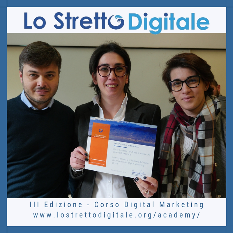 StrettoDigitale's tweet photo. "Ho incontrato un gruppo di professionisti del settore, competenti ed aperti sempre al dialogo ed al confronto; disponibili a condividere le loro conoscenze!" Debora - Resp. MKTG 090 Immobiliare Messina
📢 Guarda il programma del Corso Digital Marketing https://t.co/hUSa9z7vni 📢 https://t.co/PD9XHo0lwQ