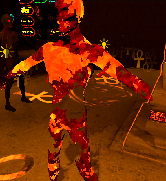 GalaxyGamesVR's tweet photo. Checkout this effect showcasing the burning effect that is triggered when a mummy dies in Tomb Slayer VR!

🔥🧟‍♂️🔥

#Unity3D #MadeWithUnity #VR #VirtualReality #VRGame #IndieDev #GameDev #Oculus #Immersive #Tomb #Ancient #Egypt #Mummy #Zombie #Weapon #Ammo #Ammunition #Burn https://t.co/5AVHKuocPp