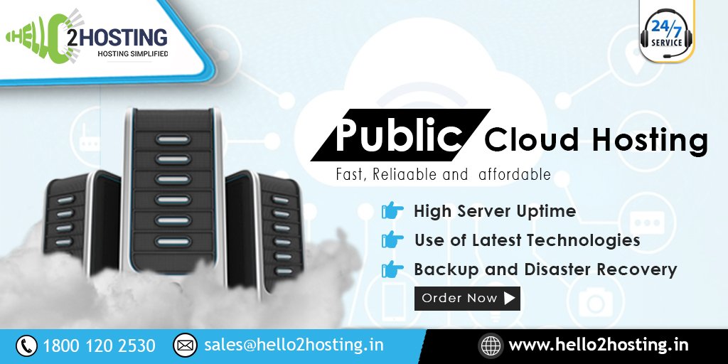 Hello2HostingIn's tweet image. #Public_Cloud #Hosting with #Hello2Hosting offers you scalable, secure and high performance #cloud_hosting with 99.9% uptime and 27*7 support.

Order Now: hello2hosting.in/hosting/cloud-…