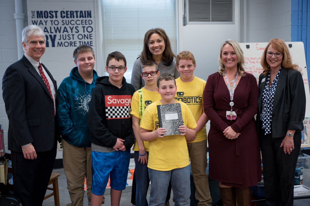 drgchristian's tweet photo. We were excited to share our students and teachers with @SchwinnTeach @BTCS_Anderson. It was a great visit @BTCS_District! #CTE in early grades! #STEM #studentcentered #memorymoments https://t.co/IU7fP8BIVC