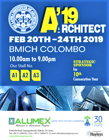 Lumin_Concepts's tweet photo. Come witness our innovations and vast array of architectural, residential and industrial products!

Join us at the Architect 2019 Member's Work and Trade Exhibition, held from the 20th-24th February 2019 at the BMICH Colombo

#luminconcepts #industry #manufacturing #exhibition https://t.co/HmiXLmuzem