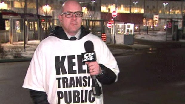 CP24's tweet photo. Frontline TTC workers holding silent protest over potential subway upload https://t.co/YOm5puvI8I https://t.co/y7BnJHGGlS