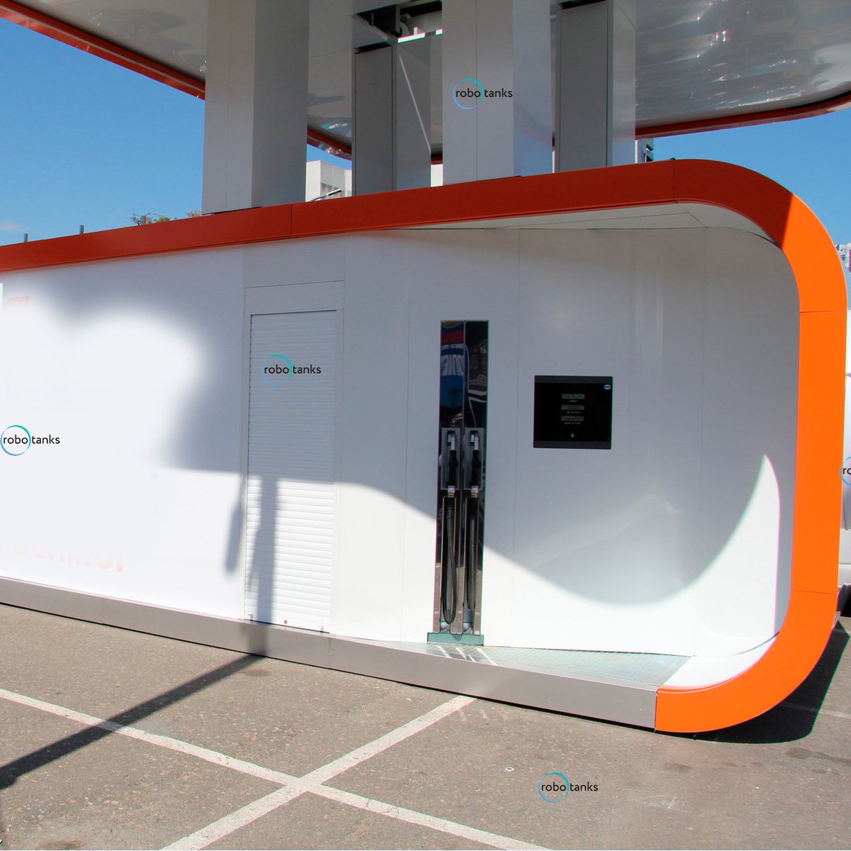 Robotanks_LLC's tweet photo. Some photos of our products. Made and working in Ukraine. 100% automatic. 2 types of fuel (we deleted from pics some logos of our client).
Interested? Contact us at https://t.co/R5UuelEGes
#robotanks #fuelstation #petrolstation #madeinukraine https://t.co/rQaGNshYhq