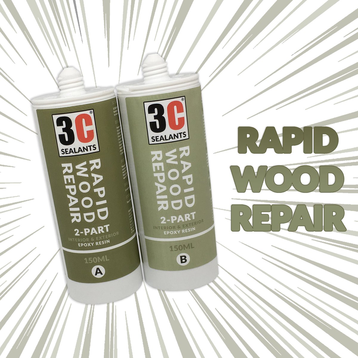 SealantsOnline's tweet photo. NEW PRODUCT!! 3C Sealants Rapid Wood Repair...
#3csealants #rapidwoodrepair #woodrepair #woodcare #woodresin #filler #timbercare #woodfiller #sealantsonline #countyconstructionchemicals https://t.co/KuAqlhckSS