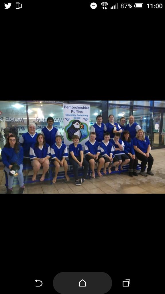 Thank-you <a href="/Tesco/">Tesco</a>.com/bagsofhelp <a href="/Pembspuffins1/">PembrokeshirePuffins</a> <a href="/groundworkuk/">Groundwork UK</a>  <a href="/Tesco_Wales/">Tesco Newyddion Cymru / Tesco Wales News</a> for donating to our fantastic disability swimming squad. The money was used to enable us to hold our annual gala and invite other clubs as far away as Bristol and Cardiff to join us on the day #grateful