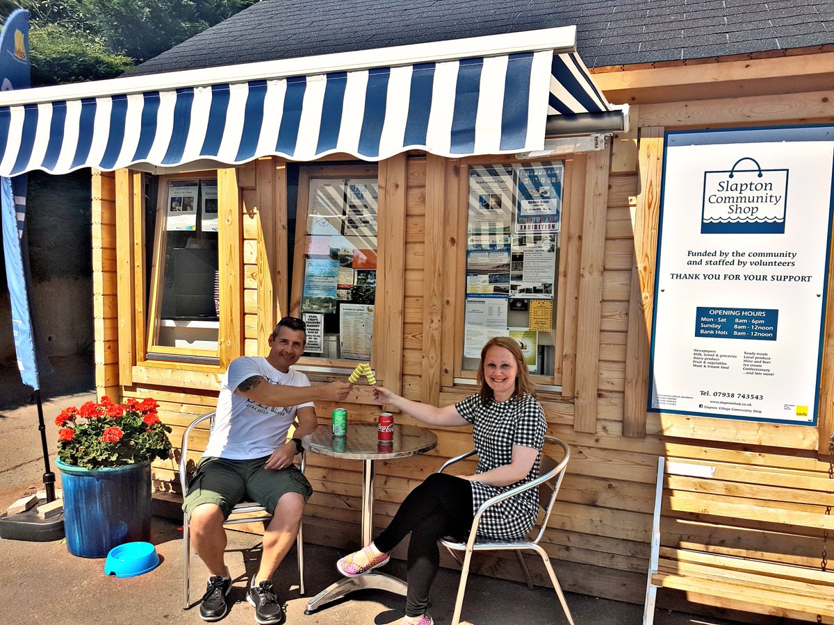 slaptonshop's tweet photo. Cllr Mike Jennings having a cool moment @slaptonshop thanks to #BagsofHelp money from @Tesco_SouthWest https://t.co/izGkFOAv2o