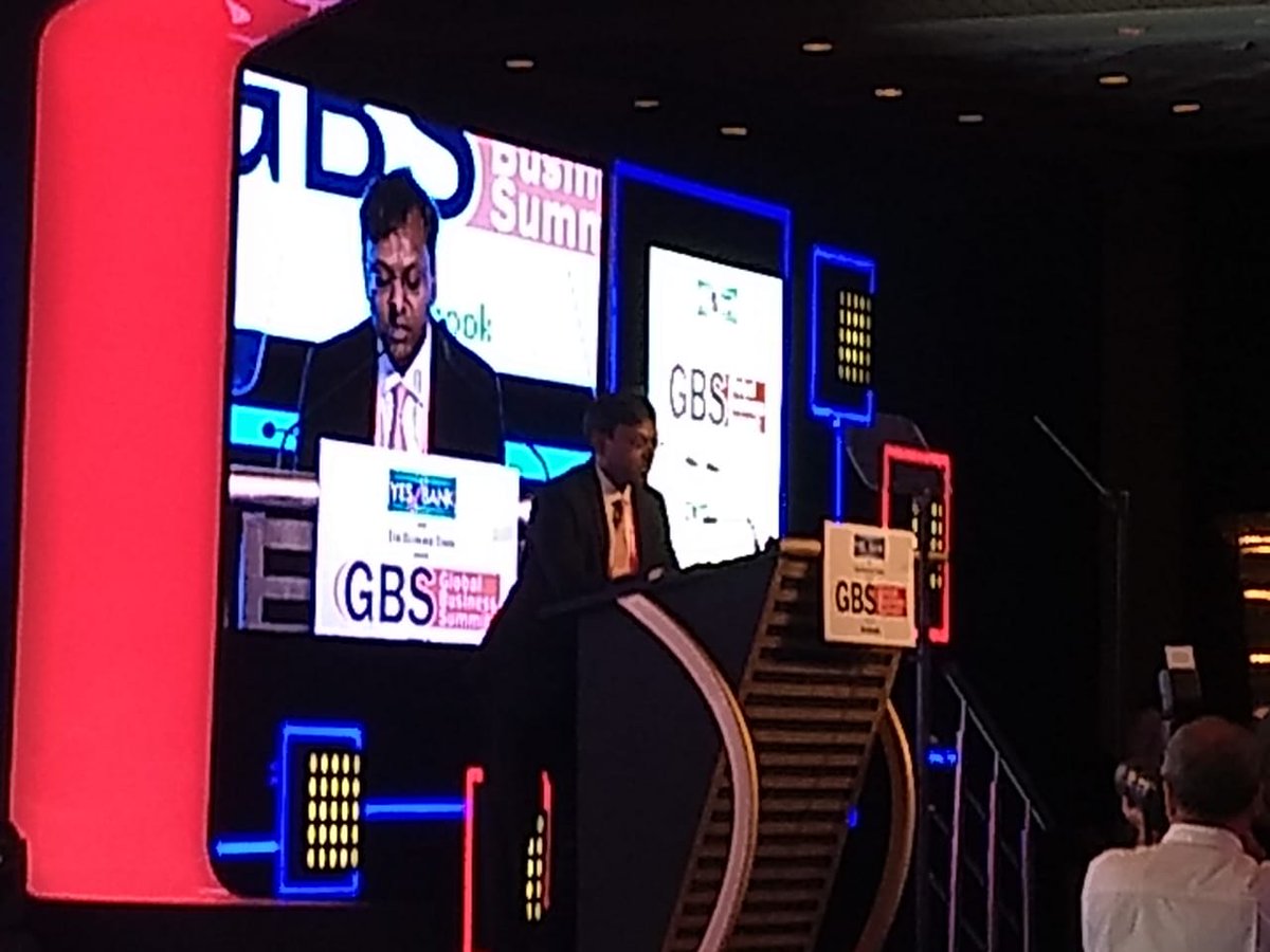 EconomicTimes's tweet photo. Ashish Agarwal from @YESBANK says that there can be no sustainable business in an unsustainable world. #ETGBS https://t.co/AO3m5mv0TU