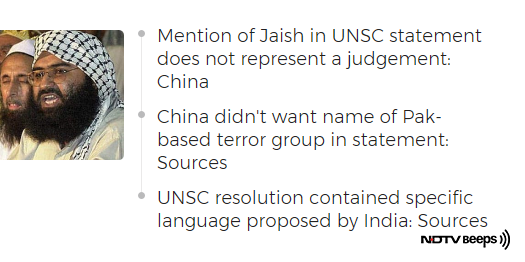 ndtv's tweet photo. Jaish Mention "In General Terms": China Downplays UNSC Pulwama Statement https://t.co/3sEF8eK5wF #NDTVNewsBeeps #PulwamaTerrorAttack #PulwamaAttack #UNSCstatement https://t.co/hG2fpn9prn