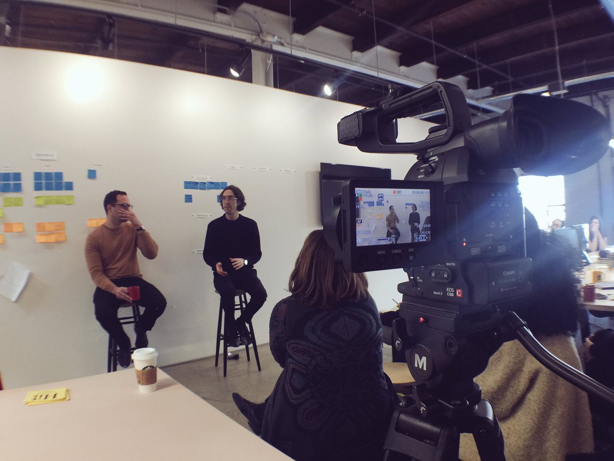 Detroit_CM's tweet image. We're getting started! Q &amp;amp; A w/ Alex &amp;amp; Kyle, #cofounders of @floyddetroit #cmdet #cmsymmetry #makestuffbetter