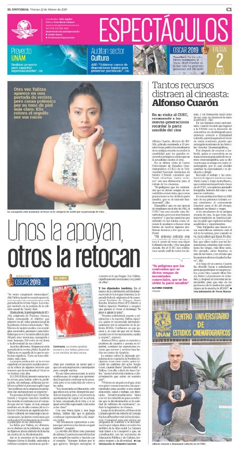 El_Universal_Mx's tweet photo. ¡Buenos días, lectores! Iniciamos la jornada informativa con la portada de EL UNIVERSAL y sus secciones este 22 de febrero https://t.co/SqpmhUtD6h https://t.co/KihoW0ybYI