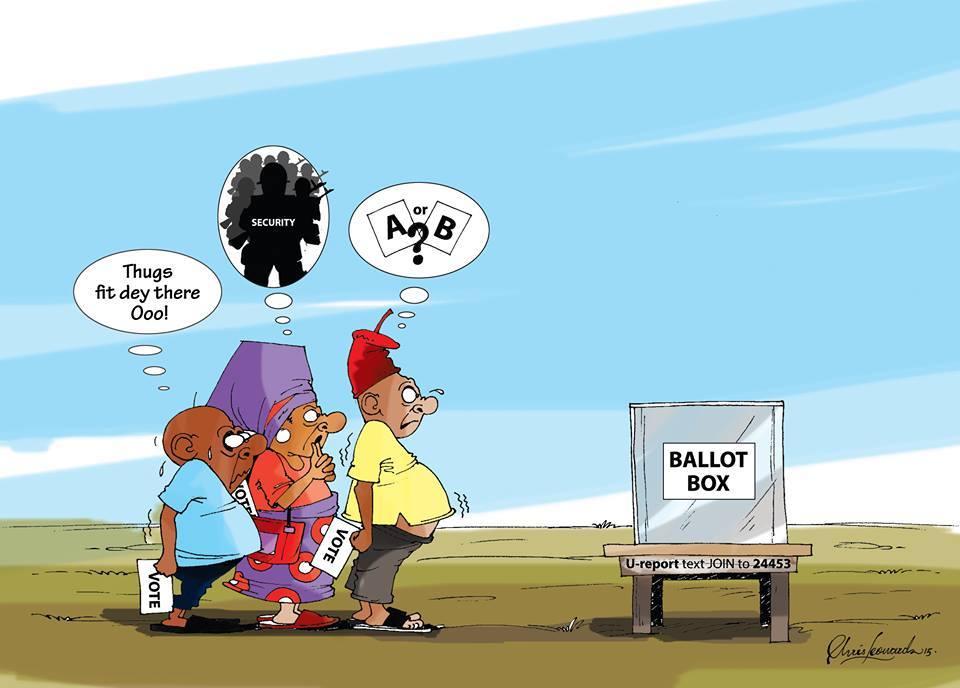 UreportNigeria's tweet photo. We can make this election violence free by the way we conduct ourselves on Election Day at our various polling units. If you decide to wait after voting, please do so by observing proper decorum. 

#Ureportnigeria #YourVoiceMatters #NigeriaDecides2019 https://t.co/LPHLHgXKtX