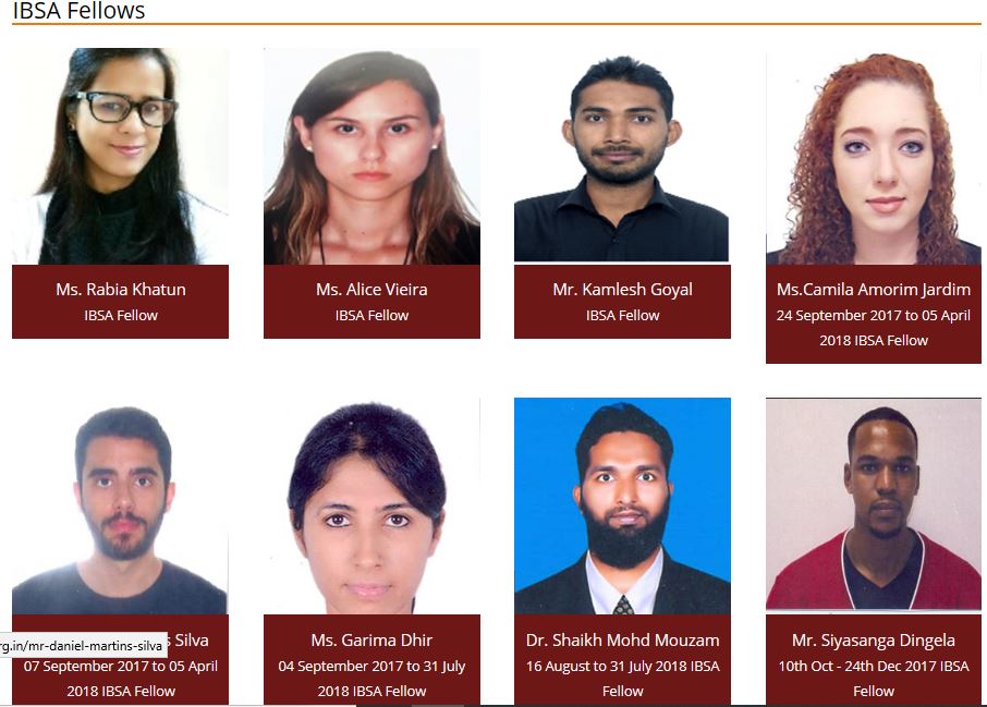 IBSA Fellows at RIS tweet media