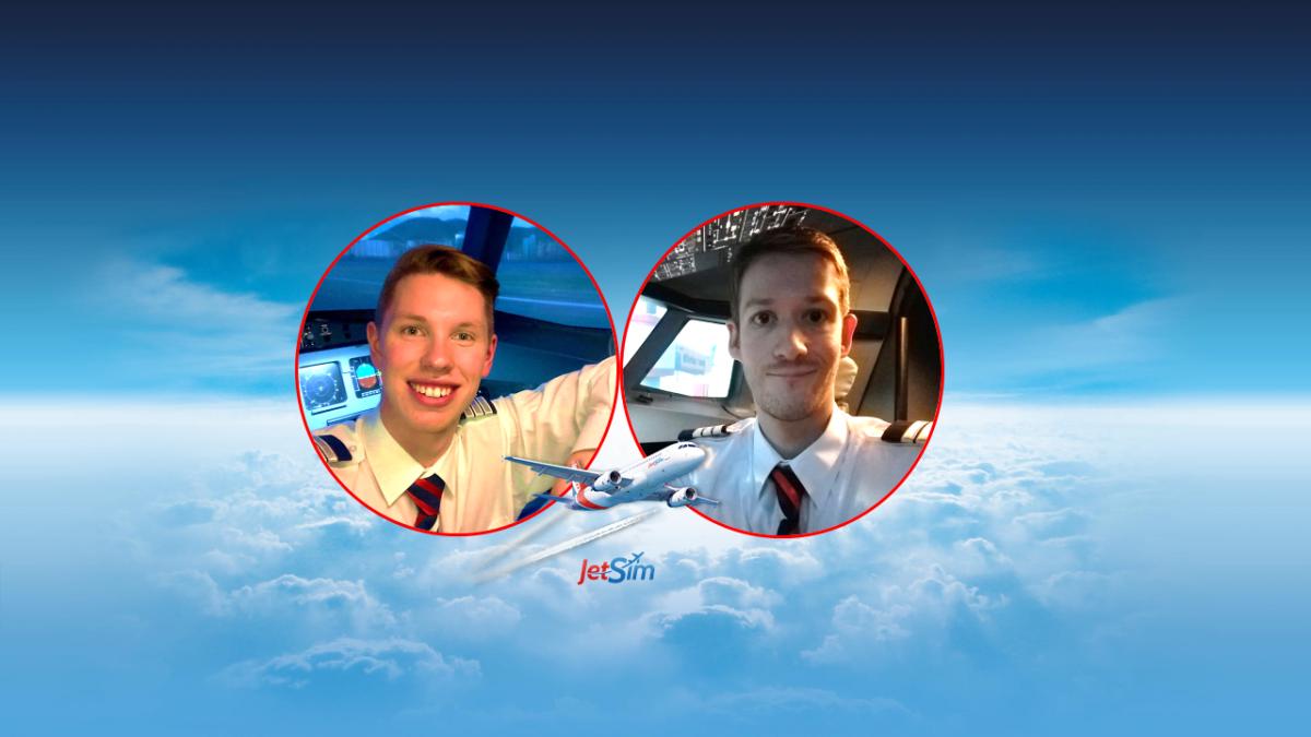 JetSim_Berlin's tweet image. Für JetSim im Einsatz: Fietje Becker und Alexander Fetting - jetsim.de/news/fuer-jets…