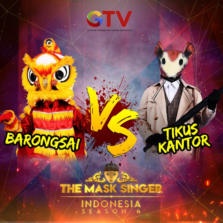 OfficialGTVID's tweet photo. WOW Barongsai yang biasanya beraksi dengan akrobatnya siap mau tampil dengan suara misteriusnya! Sambil nonton, yuk mention tebakan siapa seleb dibalik topeng menurut kamu ke @OfficialGTVID dengan hashtag #MaskSinger4Eps6 https://t.co/6OWVkUXmjx